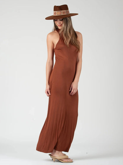 BAJA KNIT DRESS-DESERT CLAY