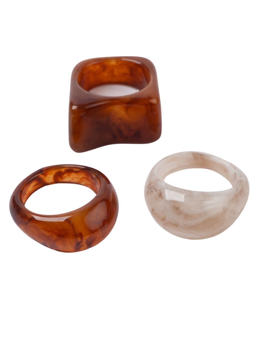 MARBLE RESIN RING