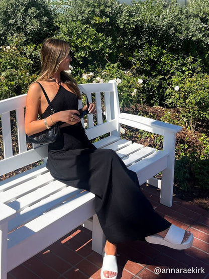 MARISOL CUTOUT DRESS-BLACK