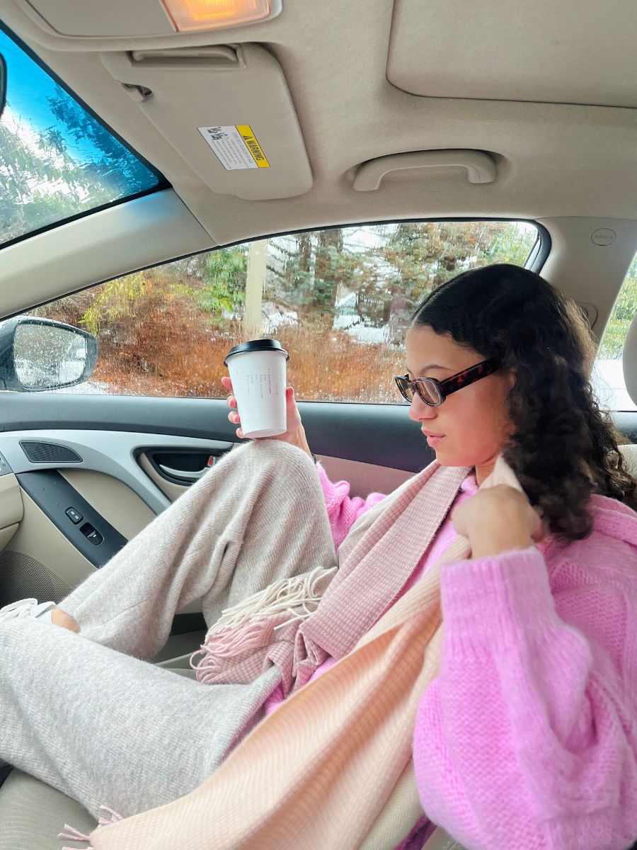 PINK PULLOVER SWEATER