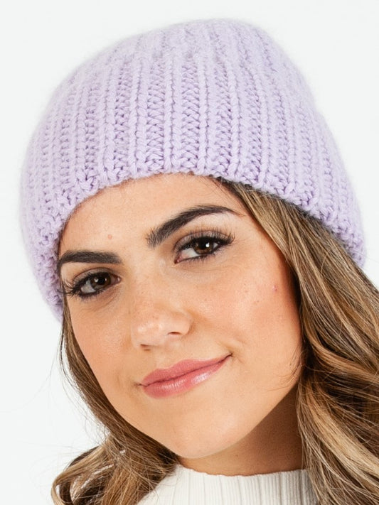 BOGODA SOFT RIBBED BEANIE-LAVENDER