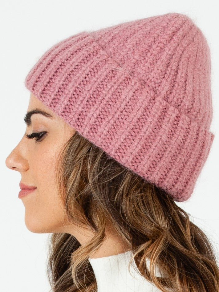 BOGODA SOFT RIBBED BEANIE-MAGENTA