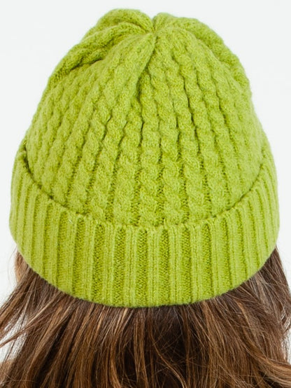 BOLIVAR I TWIST RIBBED BEANIE-SWEET PEA