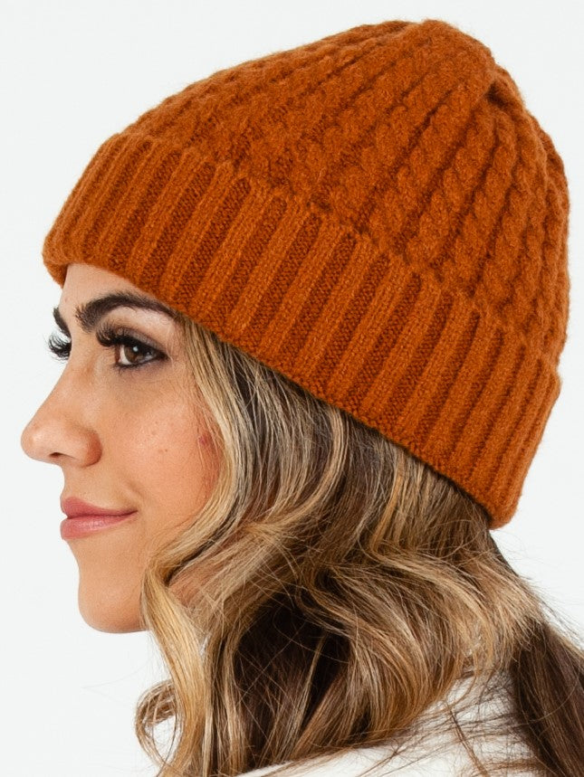 BOLIVAR II TWIST RIBBED BEANIE-ANISE