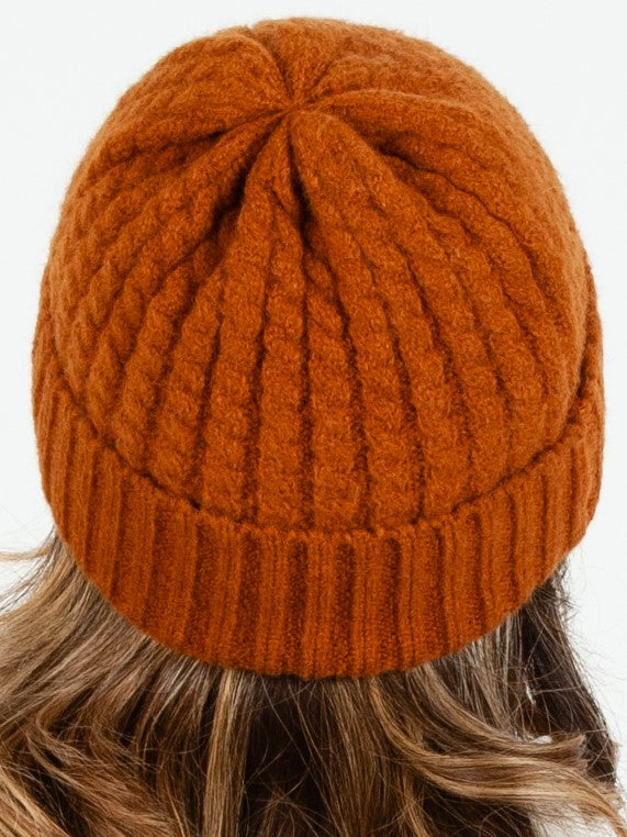 BOLIVAR II TWIST RIBBED BEANIE-ANISE