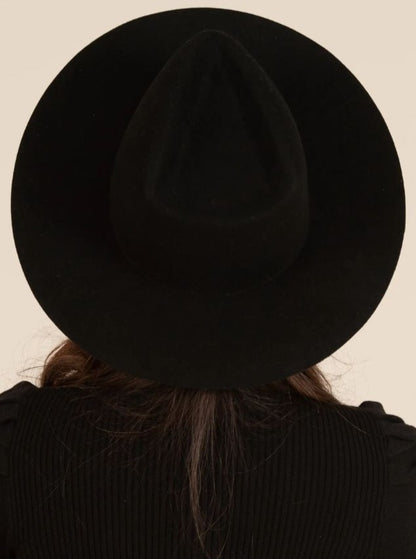 BESSIE WOOL HAT-BLACK