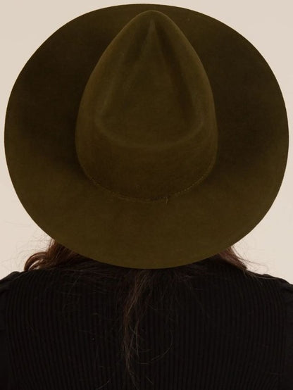 BESSIE WOOL HAT-OLIVE