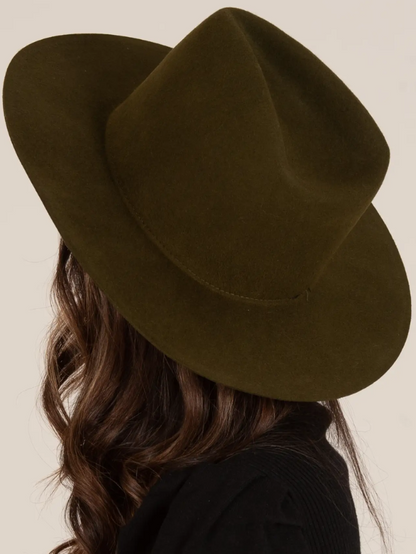 BESSIE WOOL HAT-OLIVE