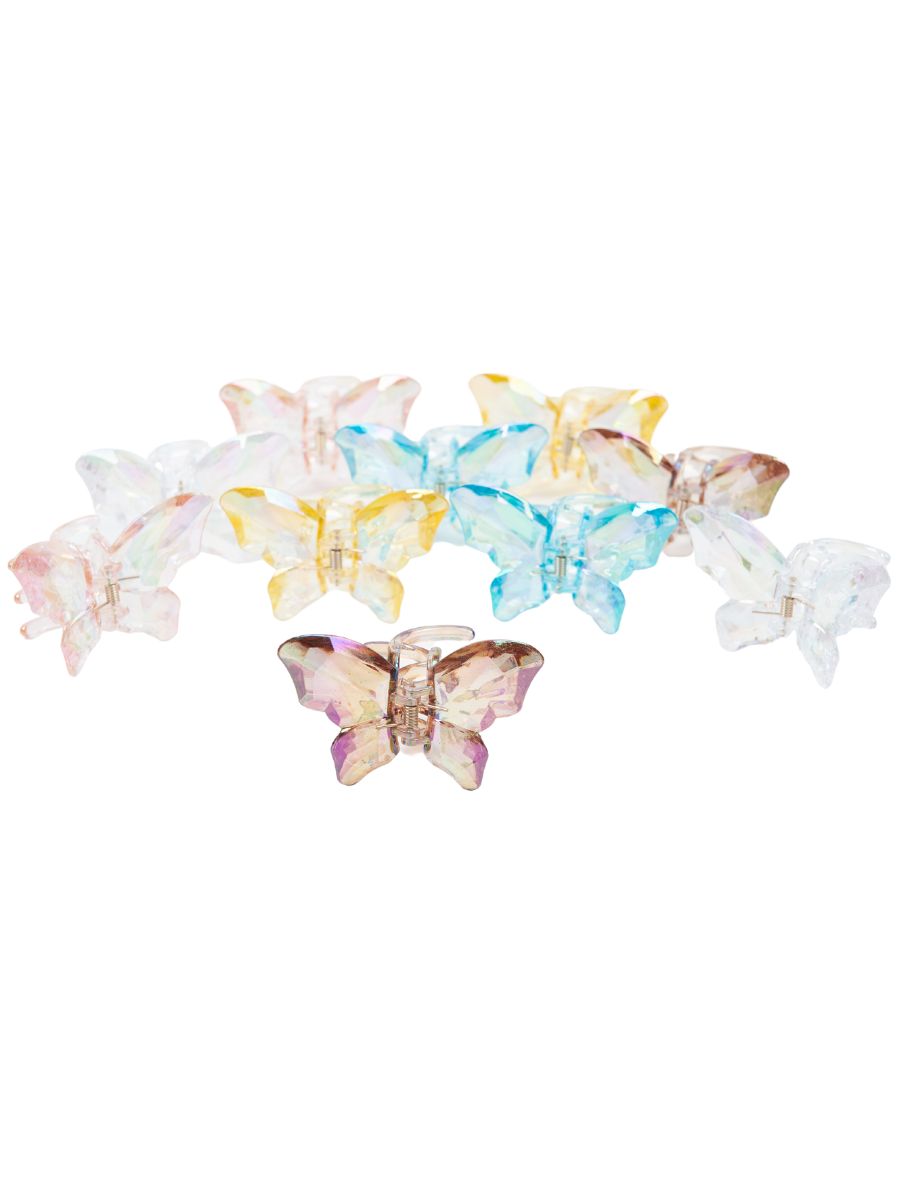 CRYSTAL BUTTERFLY HAIRCLAWS