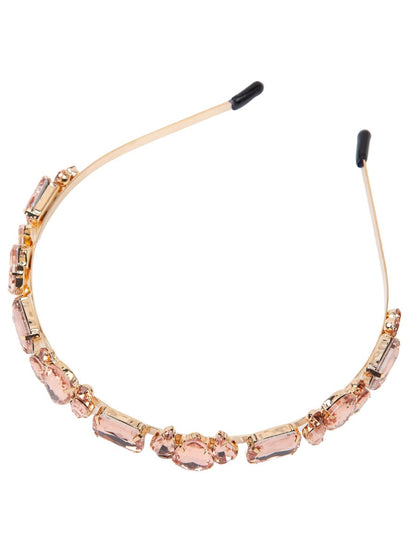 POSH GEMS HEADBAND-BLUSH