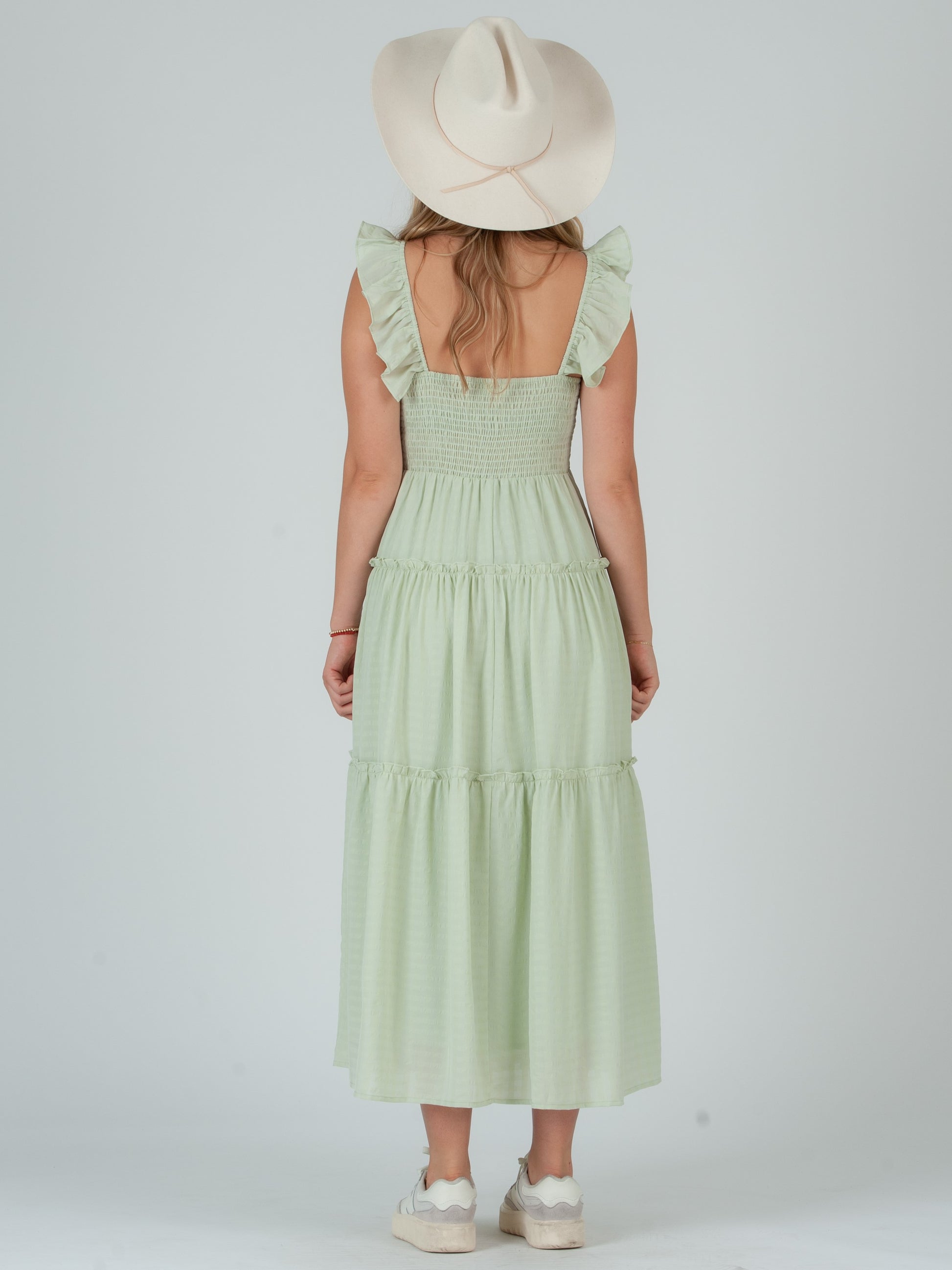 GREEN MAXI DRESS