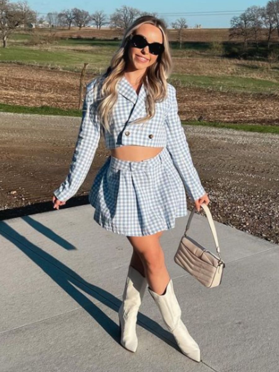 TOP AND SKIRT SET