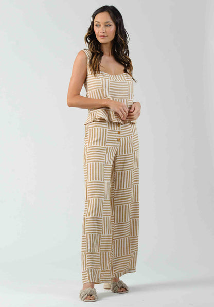 CALYTRIX PANTS-GRANOLA STRIPE