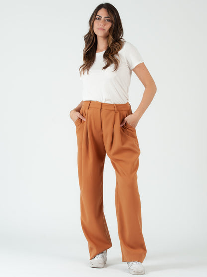 FELICITY TROUSERS-RUST