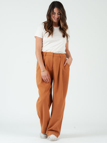 FELICITY TROUSERS-RUST