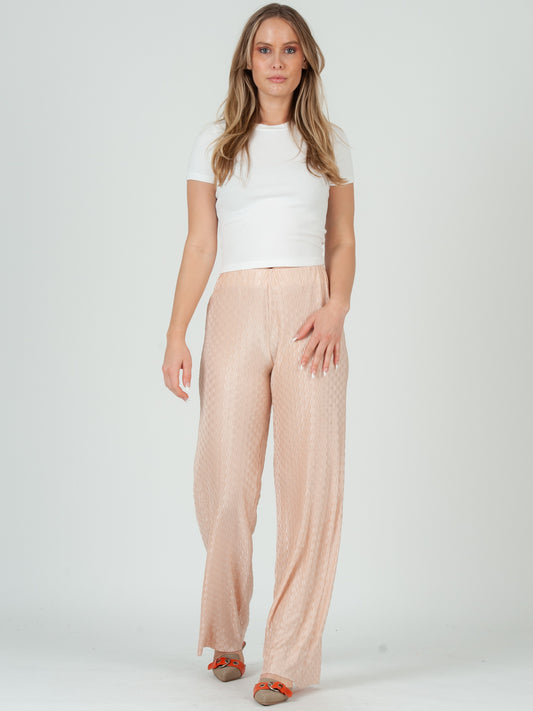 Women's Textured Pull on Pants