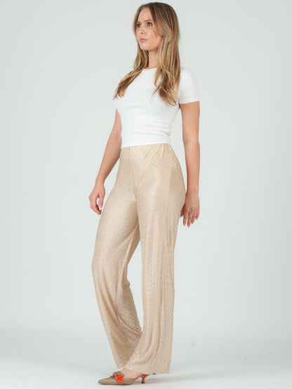 Women's Textured Pull on Pants