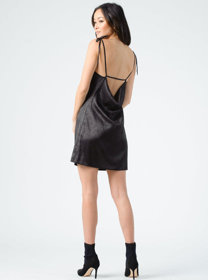 CHANDON MINI DRESS-BLACK ZEBRA