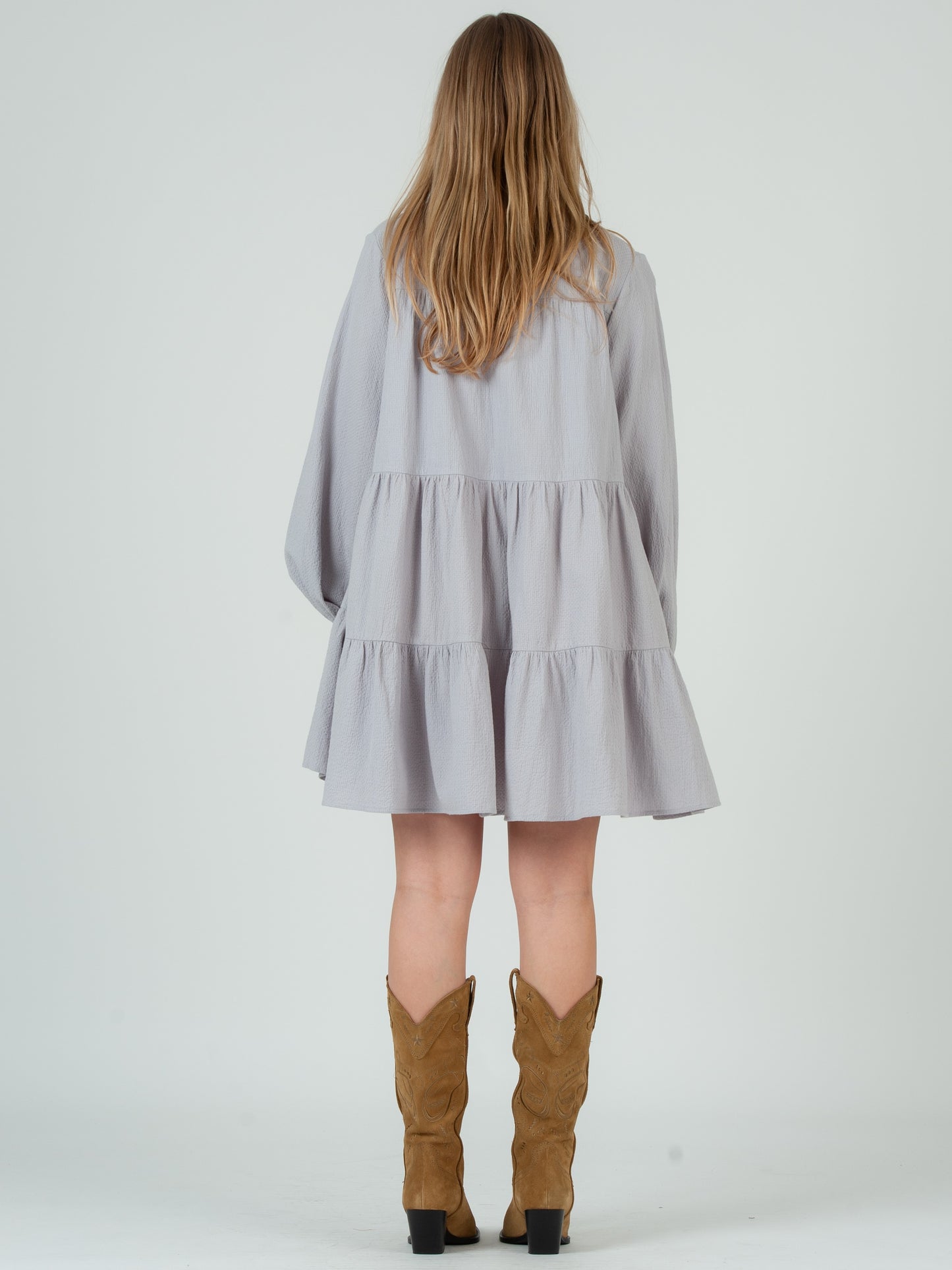 GREY SHIRTDRESS