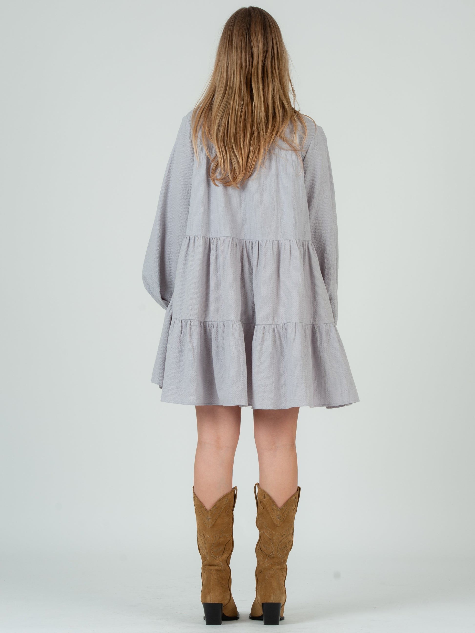 GREY SHIRTDRESS