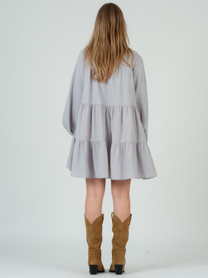 GREY SHIRTDRESS