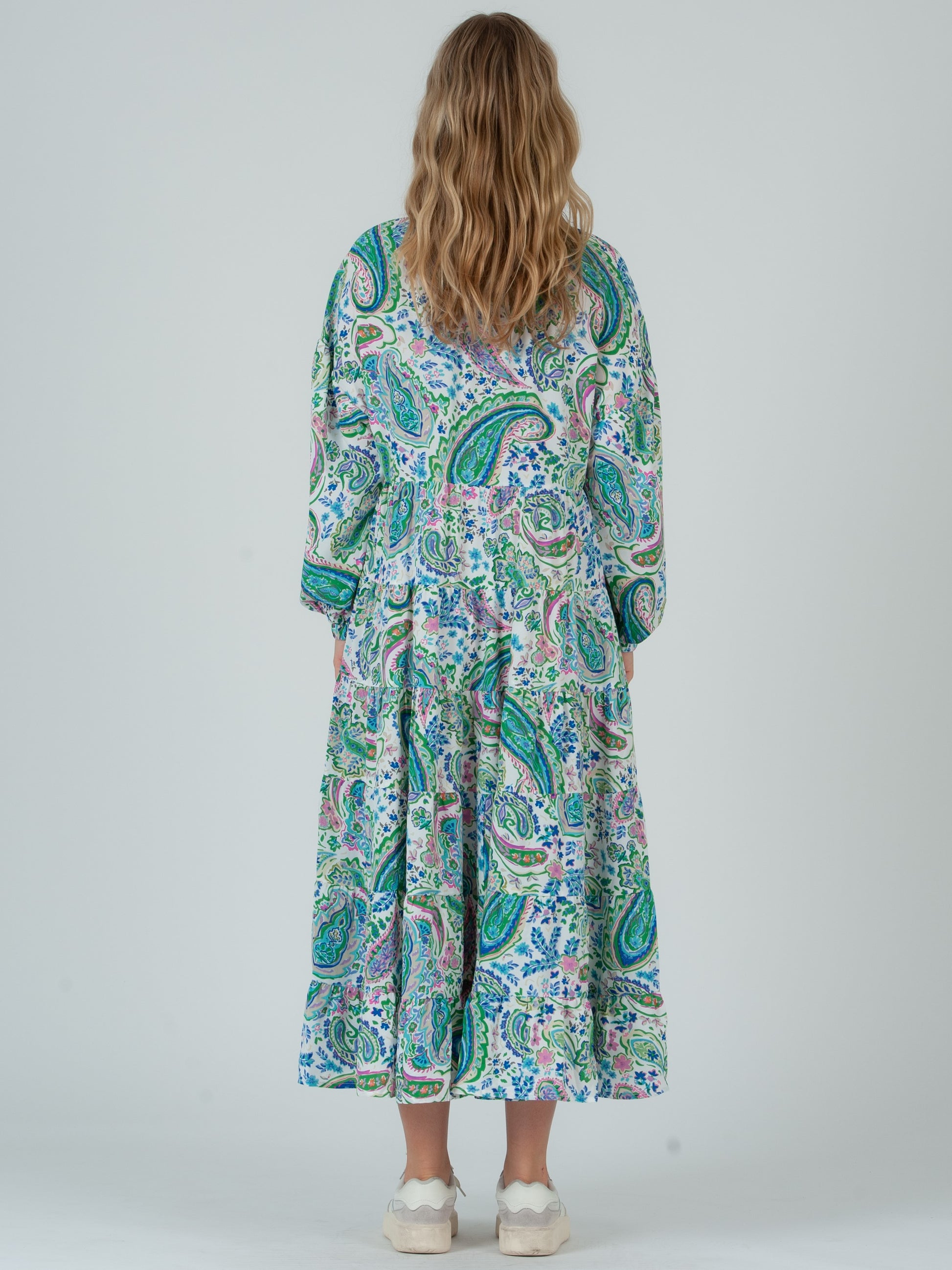 PAISLEY BOHO MAXI DRESS