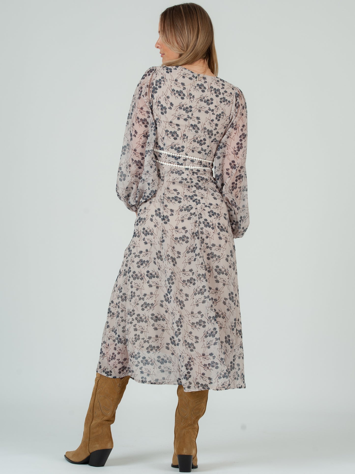 FLORAL MIDI DRESS