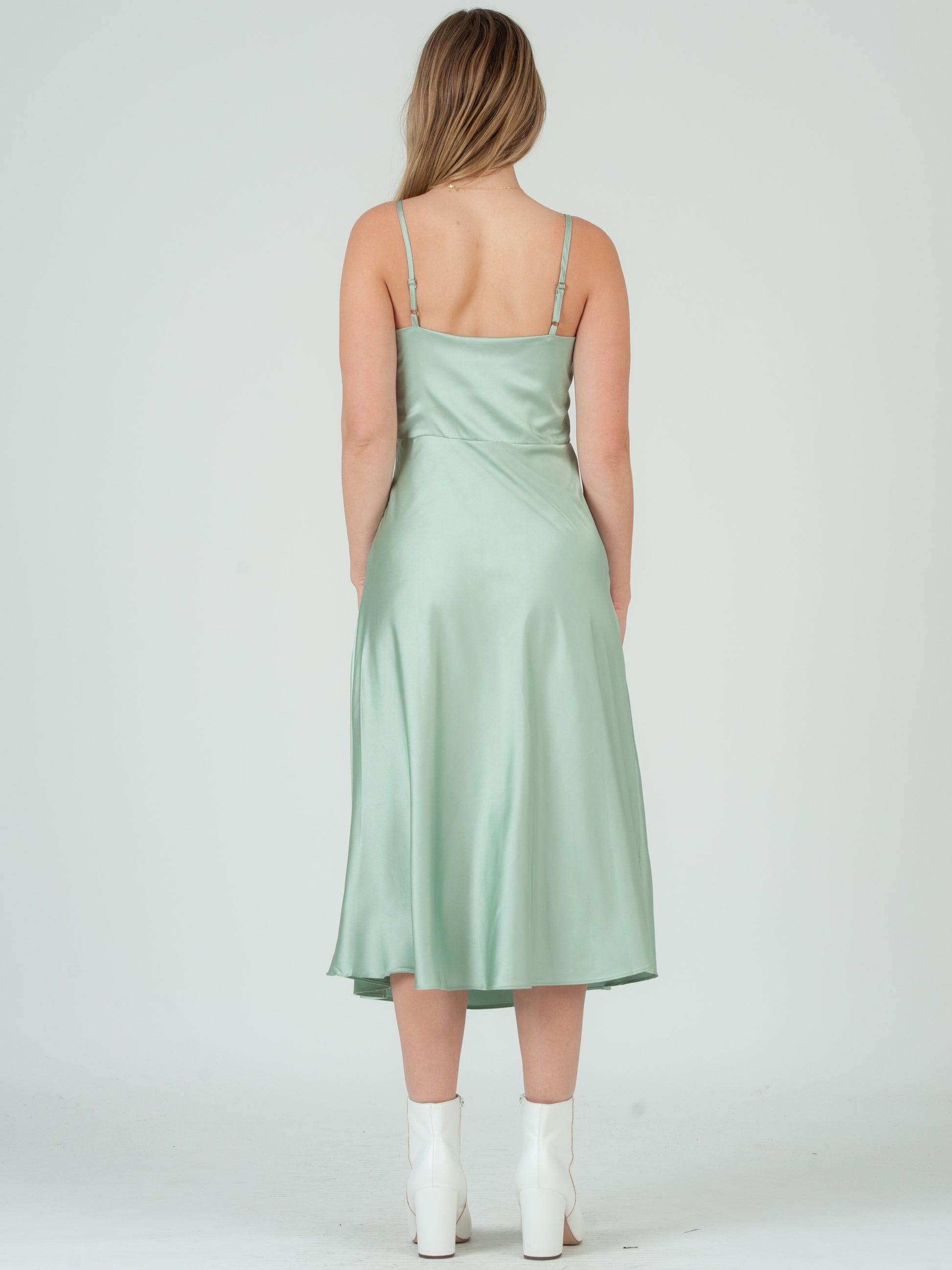 SATIN SLIP DRESS