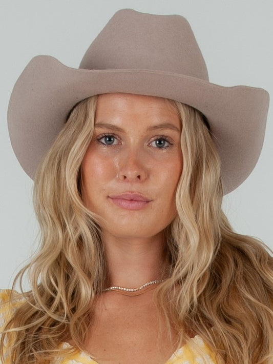 PORTER WESTERN WOOL HAT-CEYLON