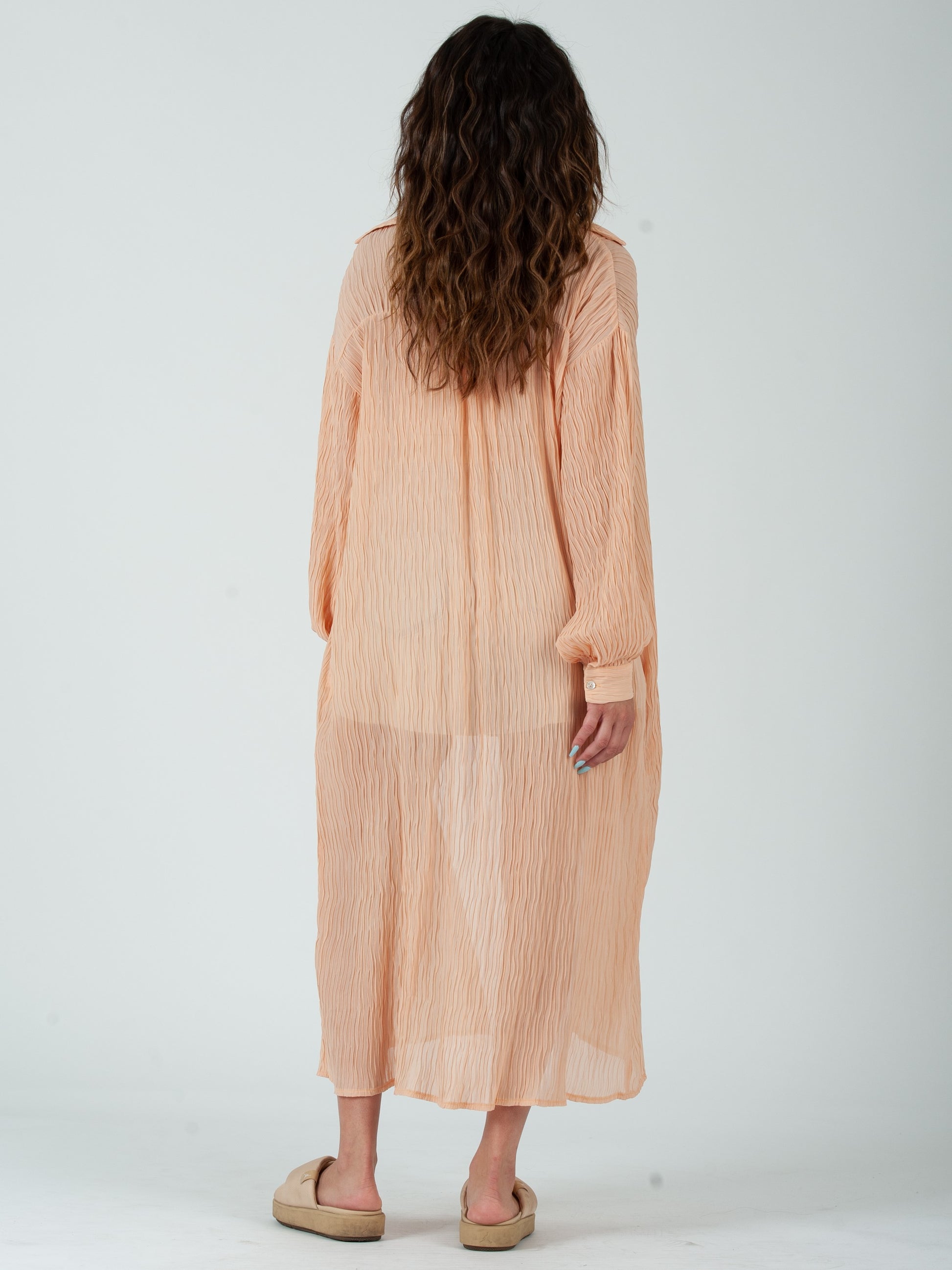 PEACHY SHIRTDRESS