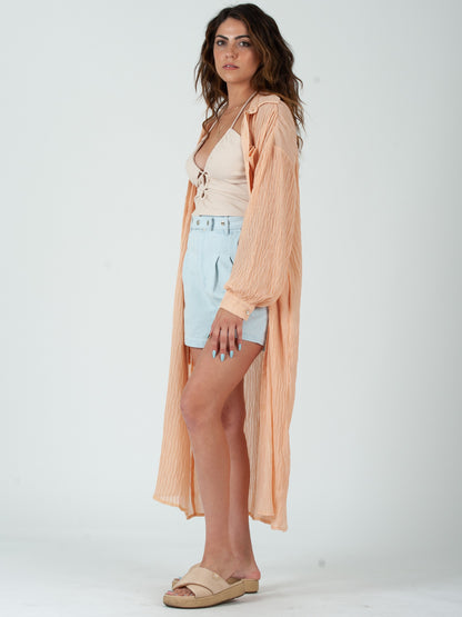 PEACHY SHIRTDRESS