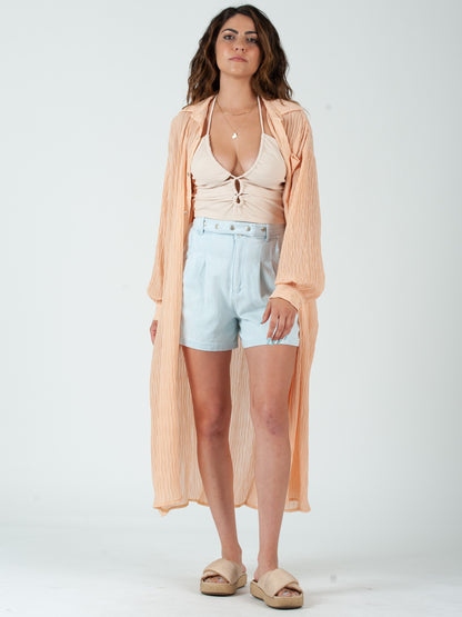 PEACHY SHIRTDRESS