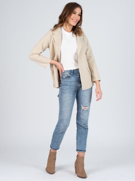 WESTRIDGE BLAZER JACKET-IVORY