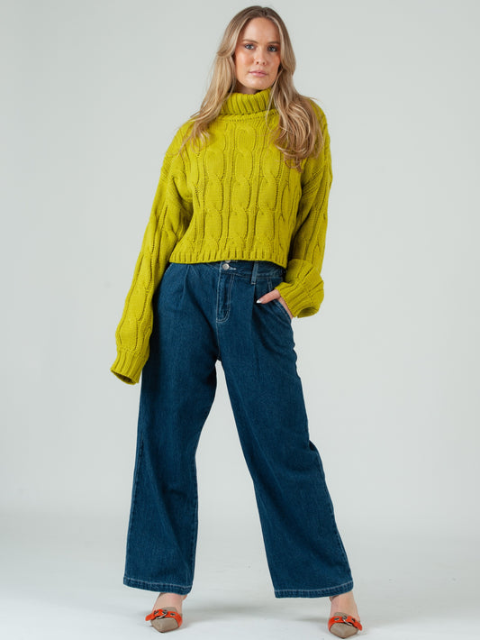 BRIGHT TURTLENECK SWEATER