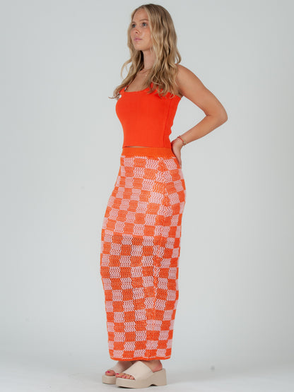 CHECKERED DRESS