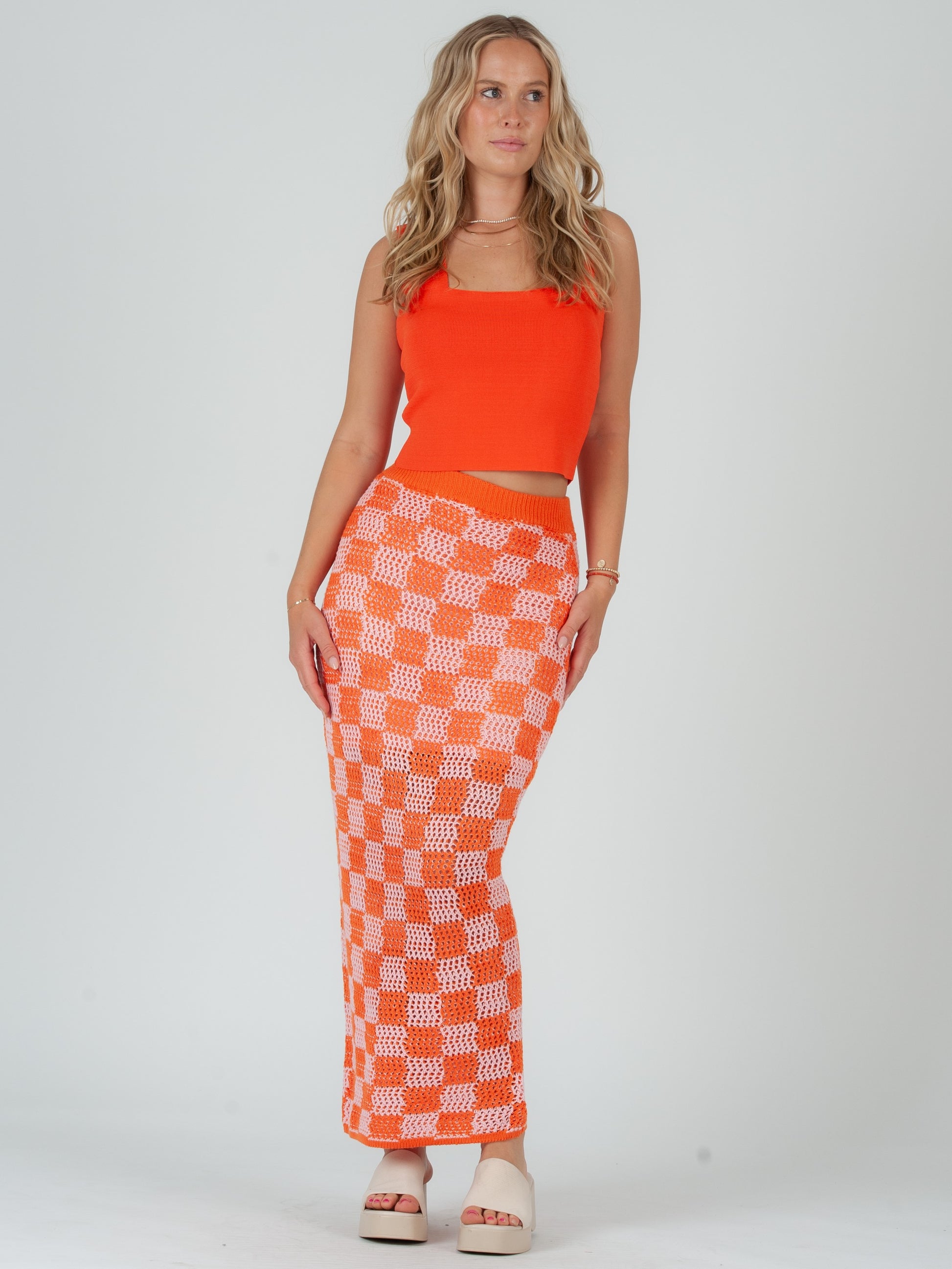 CHECKERED DRESS