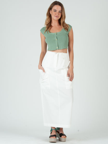 SHAY KNIT CROP TOP-SEAFOAM