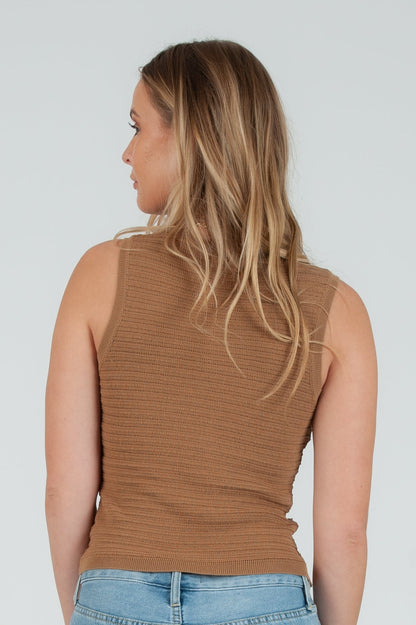 Women's Spring Knit Shell Tank Top