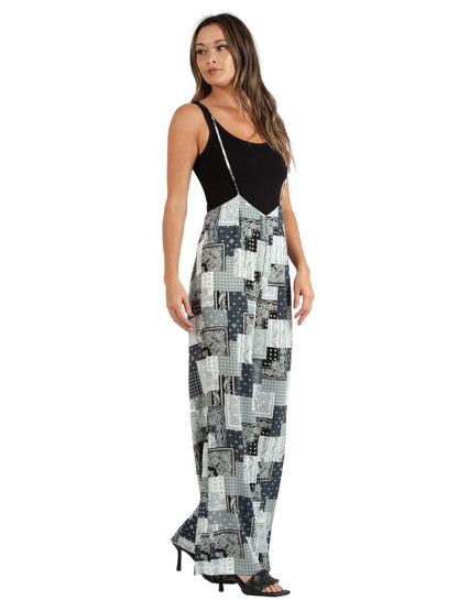 JORDAN JUMPSUIT-BLACK PATCH