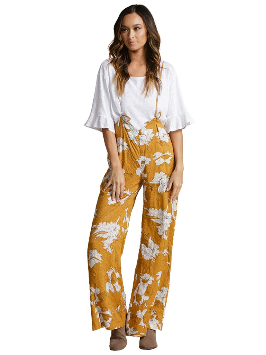 JORDAN JUMPSUIT-SUNSET HIBISCUS