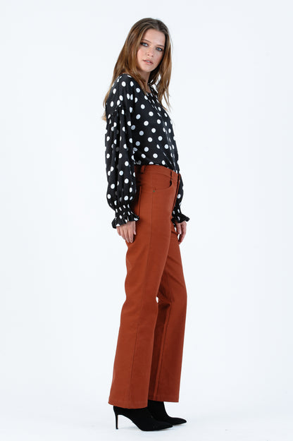 ECHO BOOT CUT PANT-RUSSET BROWN