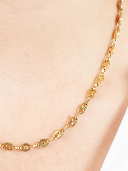 BUTTONLINK CHAIN NECKLACE