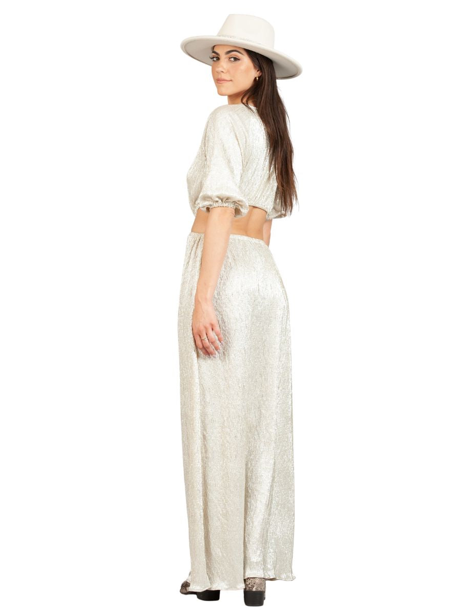 PEPA CUTOUT CB DRESS-SILVER