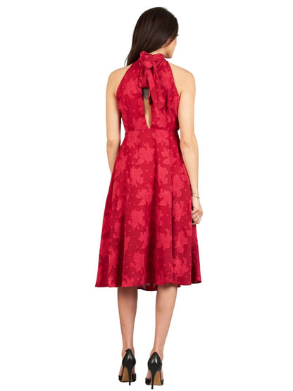 Women's Mock Neck Midi Dress