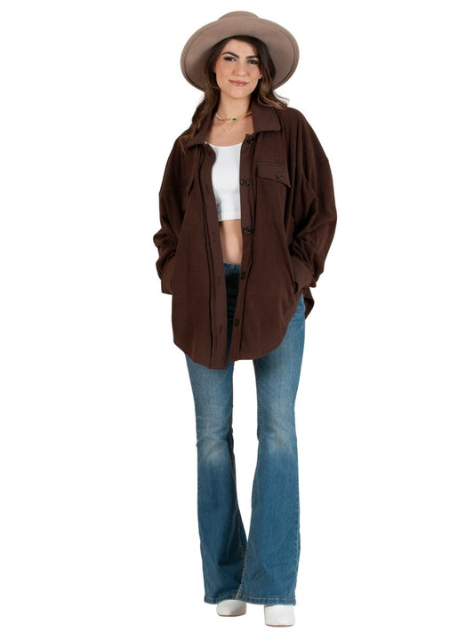 CALLIE SLOUCHY SHACKET-CACAO