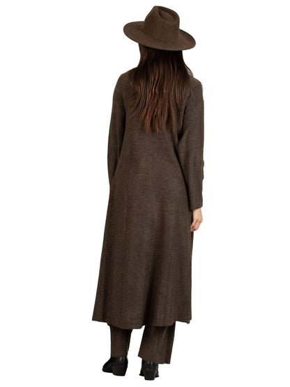 AVERY SWEATER DUSTER-CACAO