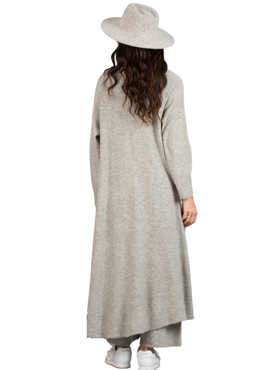 AVERY SWEATER DUSTER-H.GRAY