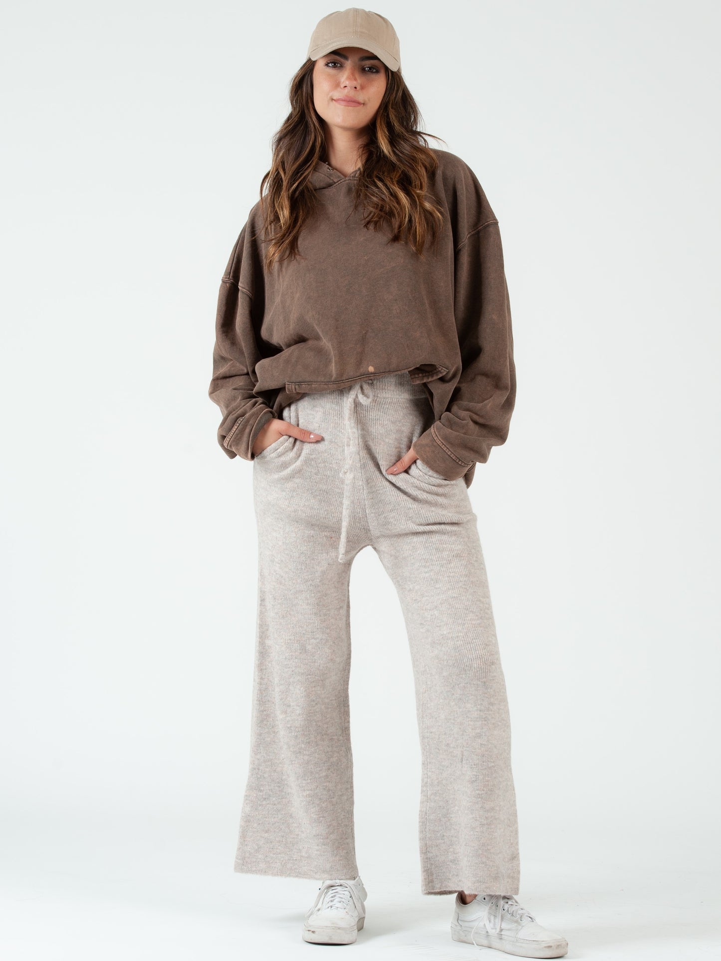 AVERY SWEATER PANTS-BLUSH SNOW