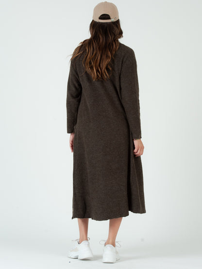 AVERY SWEATER DUSTER-CACAO
