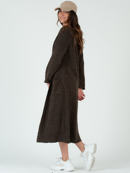 AVERY SWEATER DUSTER-CACAO